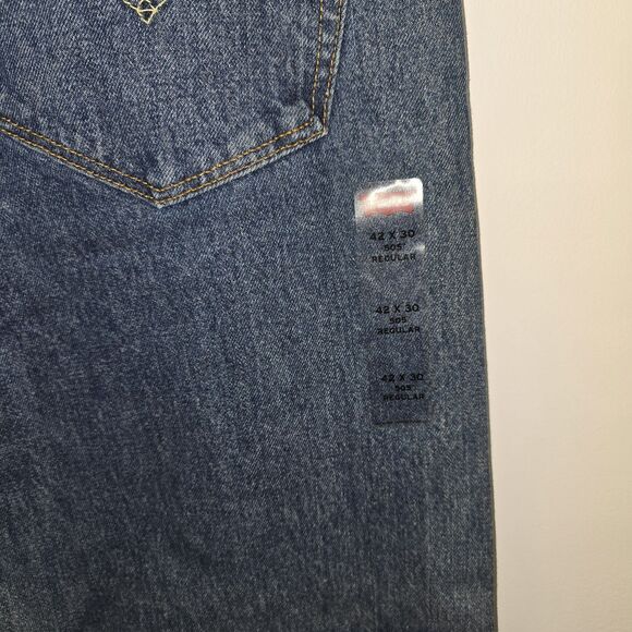 Levis 505 Jeans New Mens Regular Fit Straight Leg 42×30 (C47) - Picture 8 of 8
